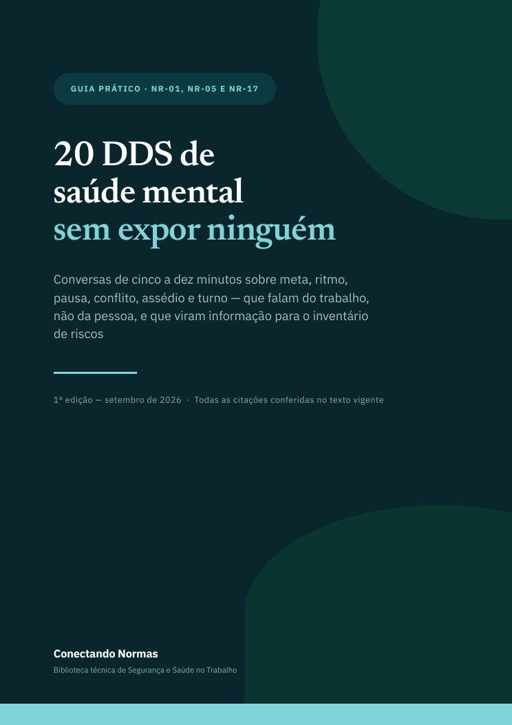 Capa do guia 20 DDS de saúde mental