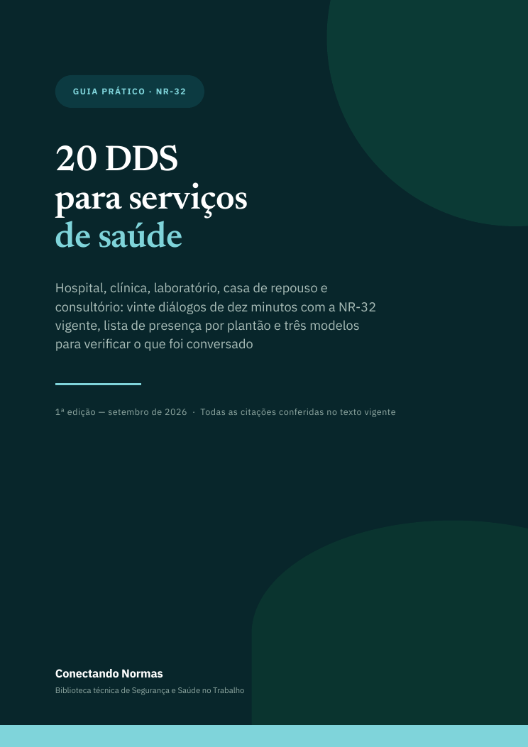 Capa do guia 20 DDS para serviços de saúde