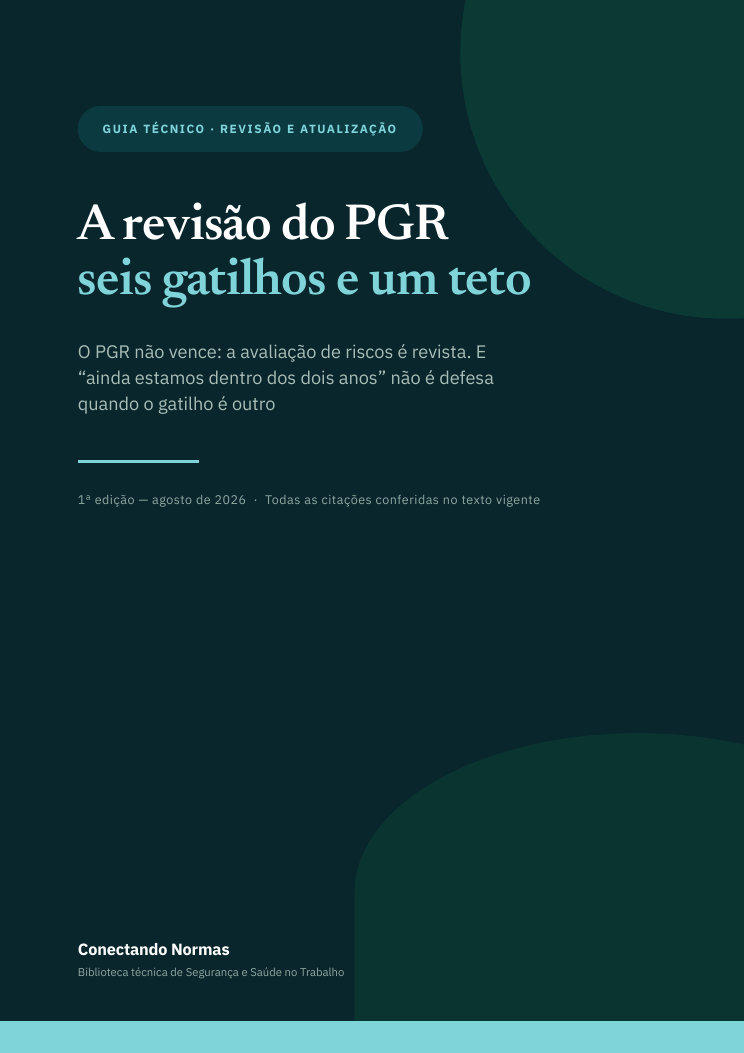 Capa do guia A revisão do PGR: os seis gatilhos e o prazo