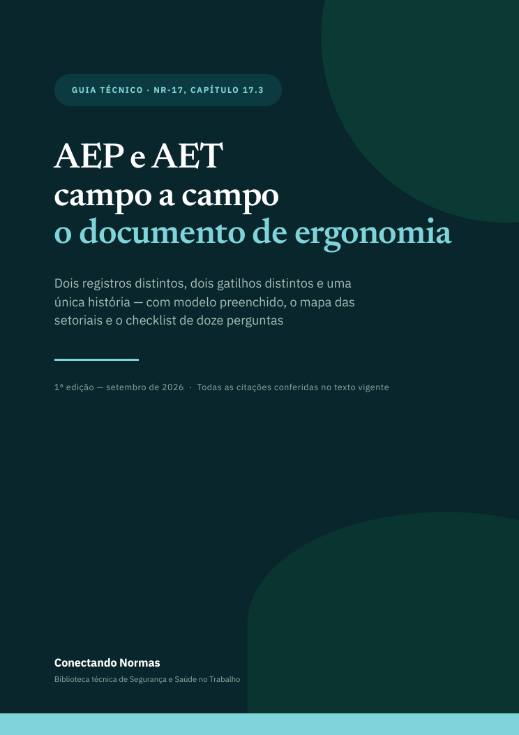 Capa do guia AEP e AET, campo a campo