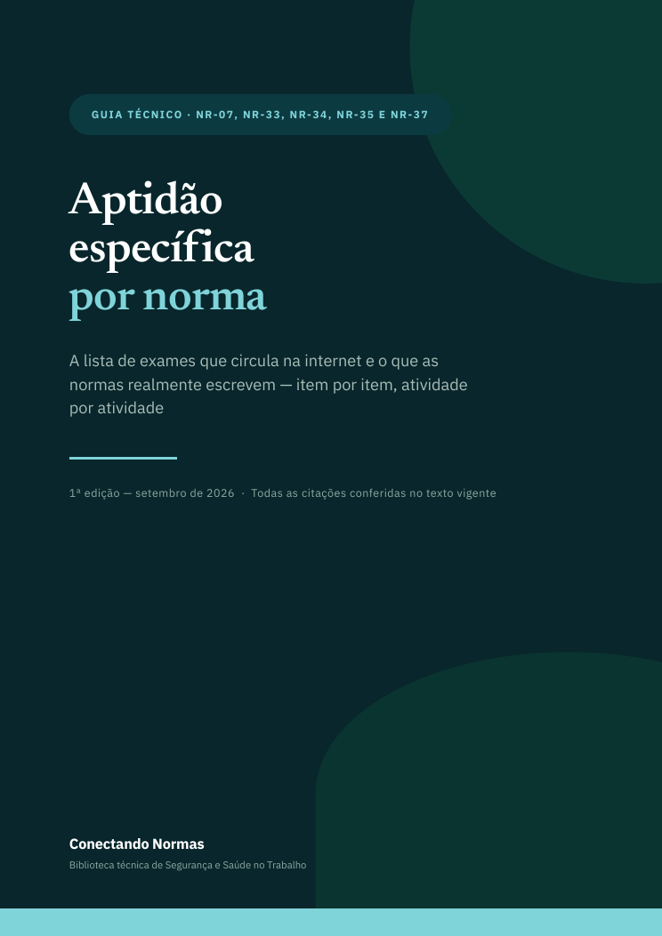 Capa do guia Aptidão específica por norma