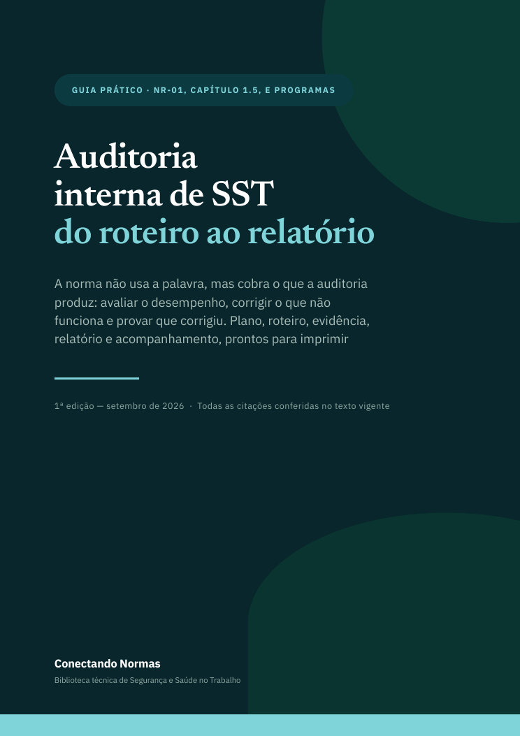 Capa do guia Auditoria interna de SST na prática