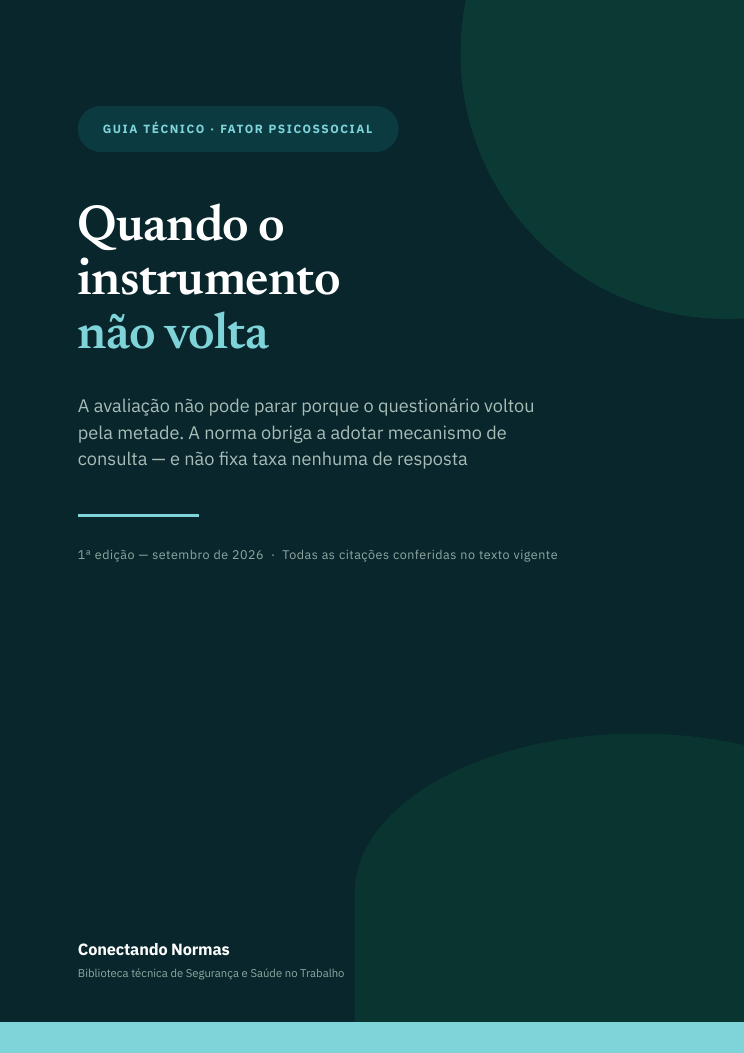 Capa do guia Quando o instrumento não volta