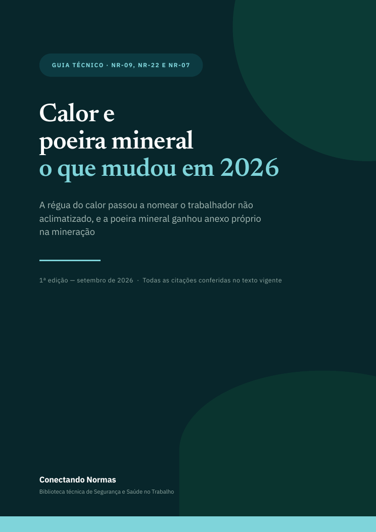 Capa do guia Calor e poeira mineral
