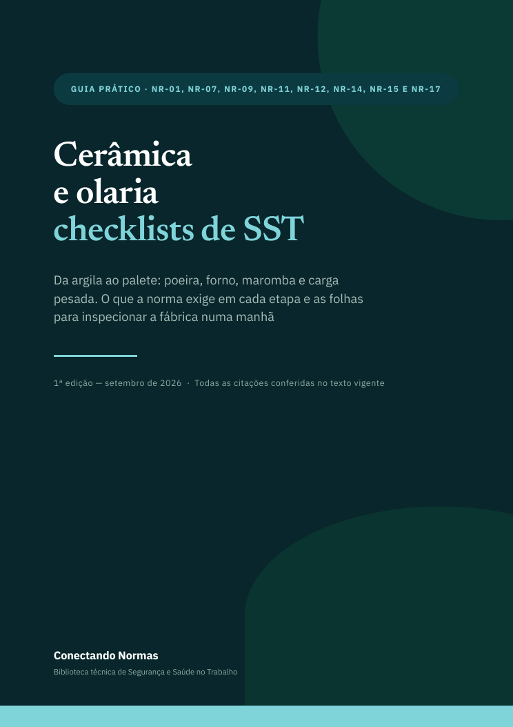 Capa do guia Cerâmica e olaria