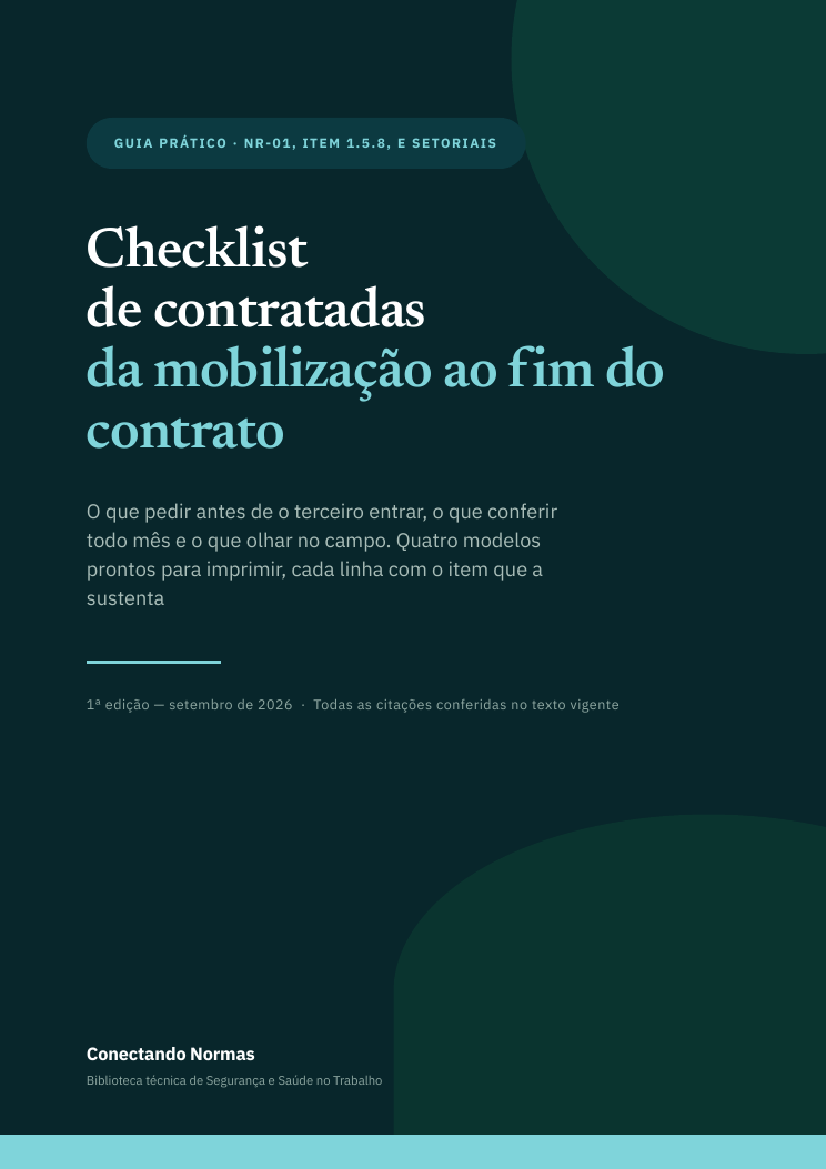 Capa do guia Checklist documental de empresas contratadas