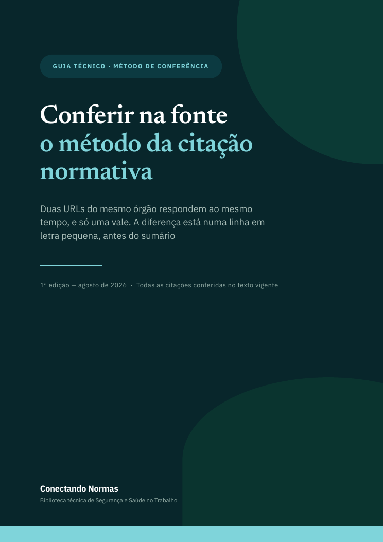 Capa do guia Conferir na fonte: o método da citação normativa