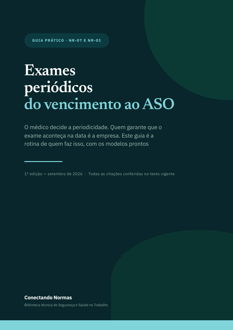 Capa do guia Exames periódicos: convocação e controle