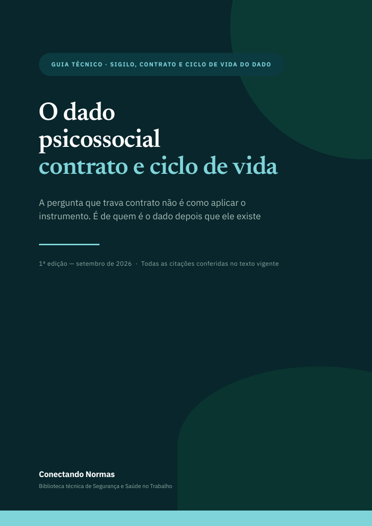 Capa do guia O dado psicossocial