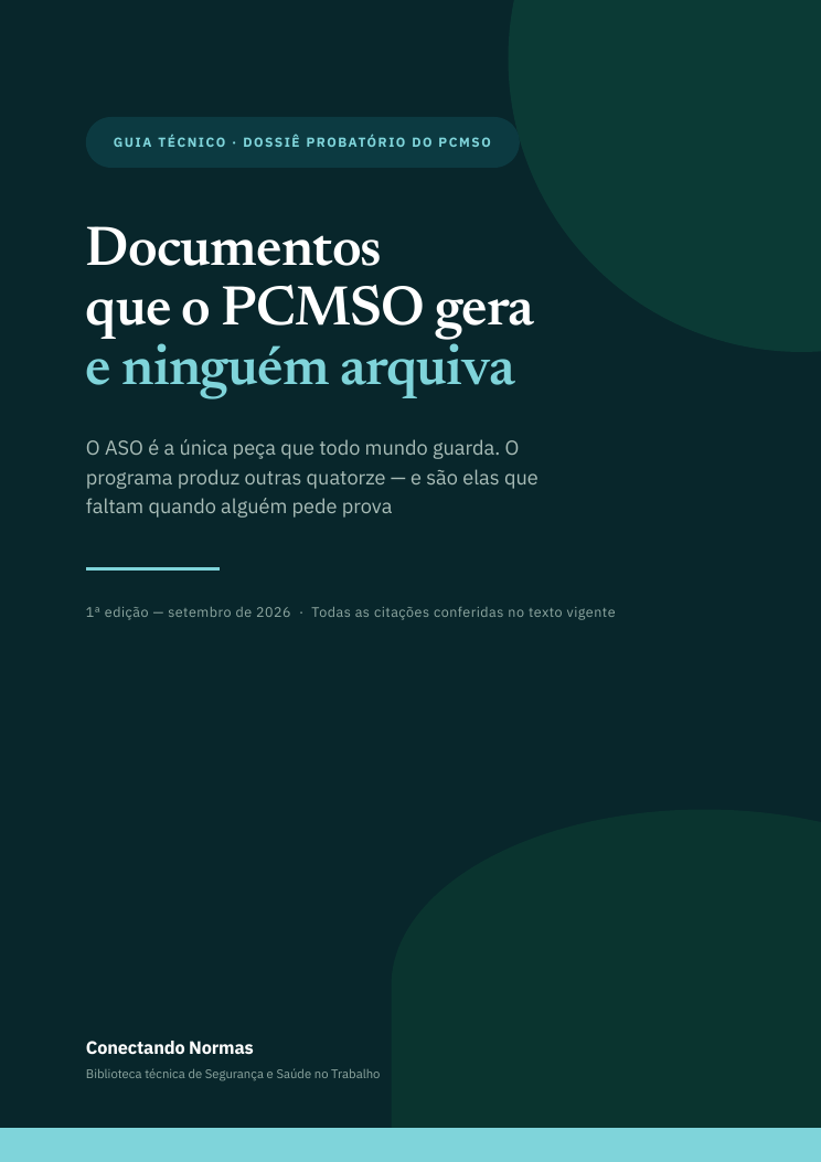 Capa do guia O dossiê do PCMSO