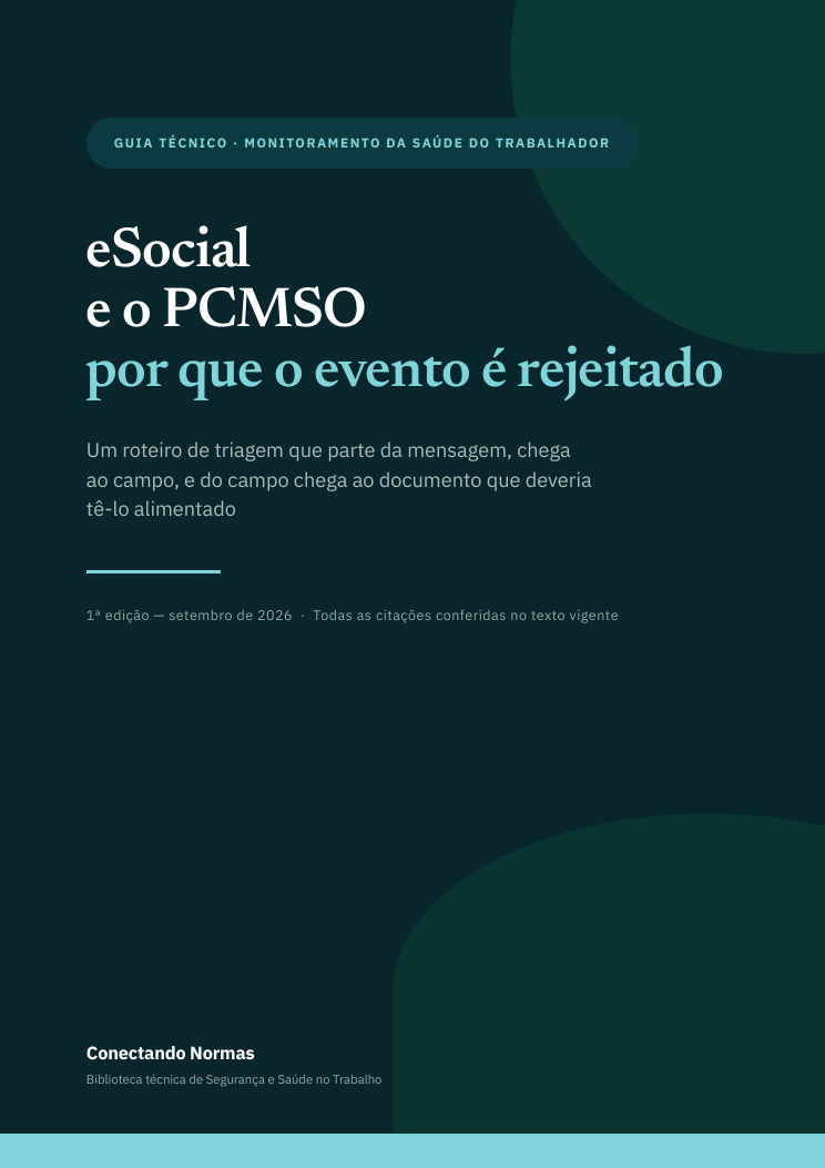Capa do guia eSocial e o PCMSO