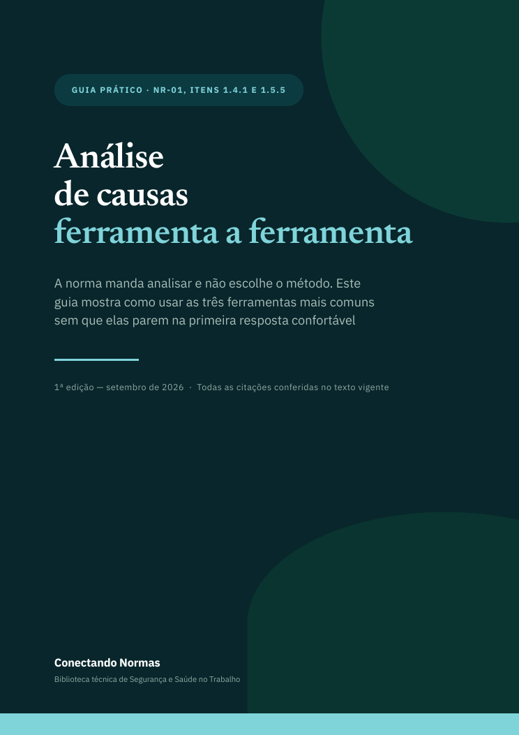 Capa do guia Análise de causas, ferramenta a ferramenta