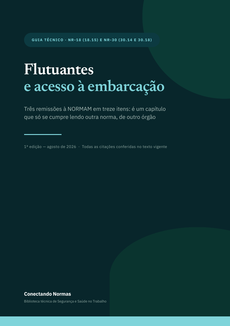 Capa do guia Flutuantes e acesso à embarcação