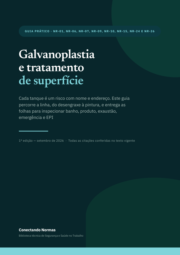 Capa do guia Galvanoplastia e tratamento de superfície