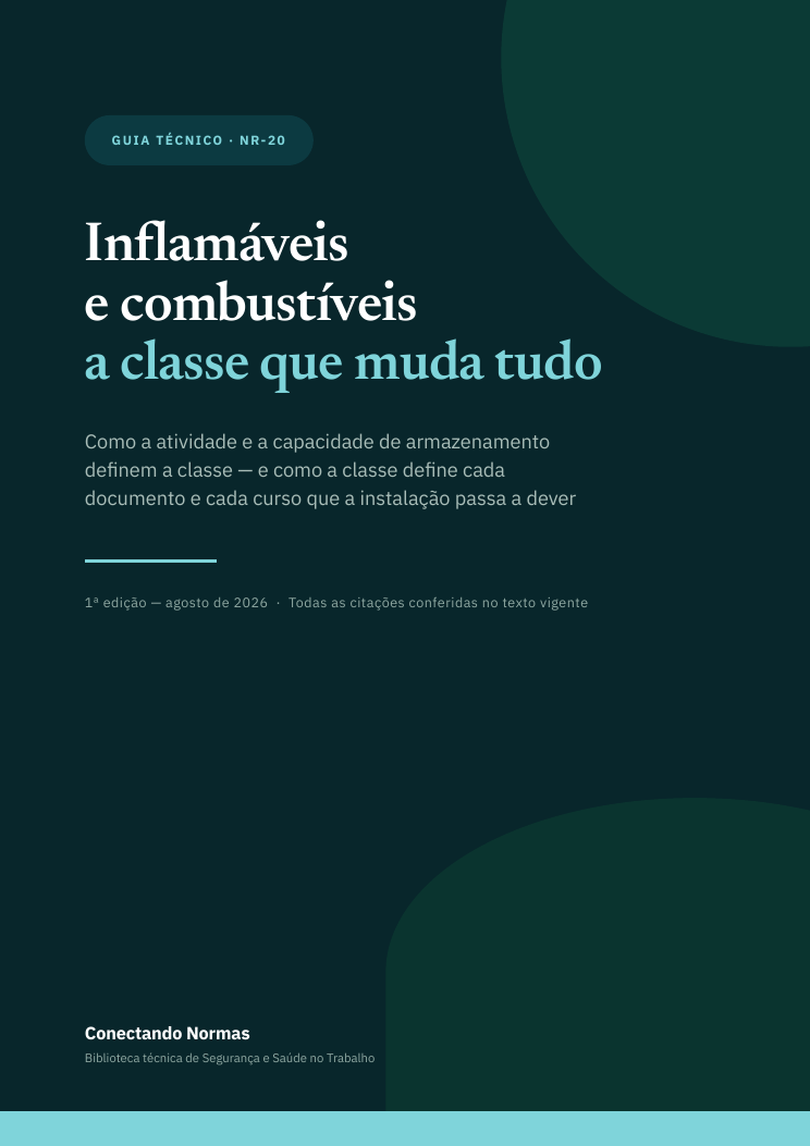 Capa do guia Inflamáveis: a classificação que muda tudo