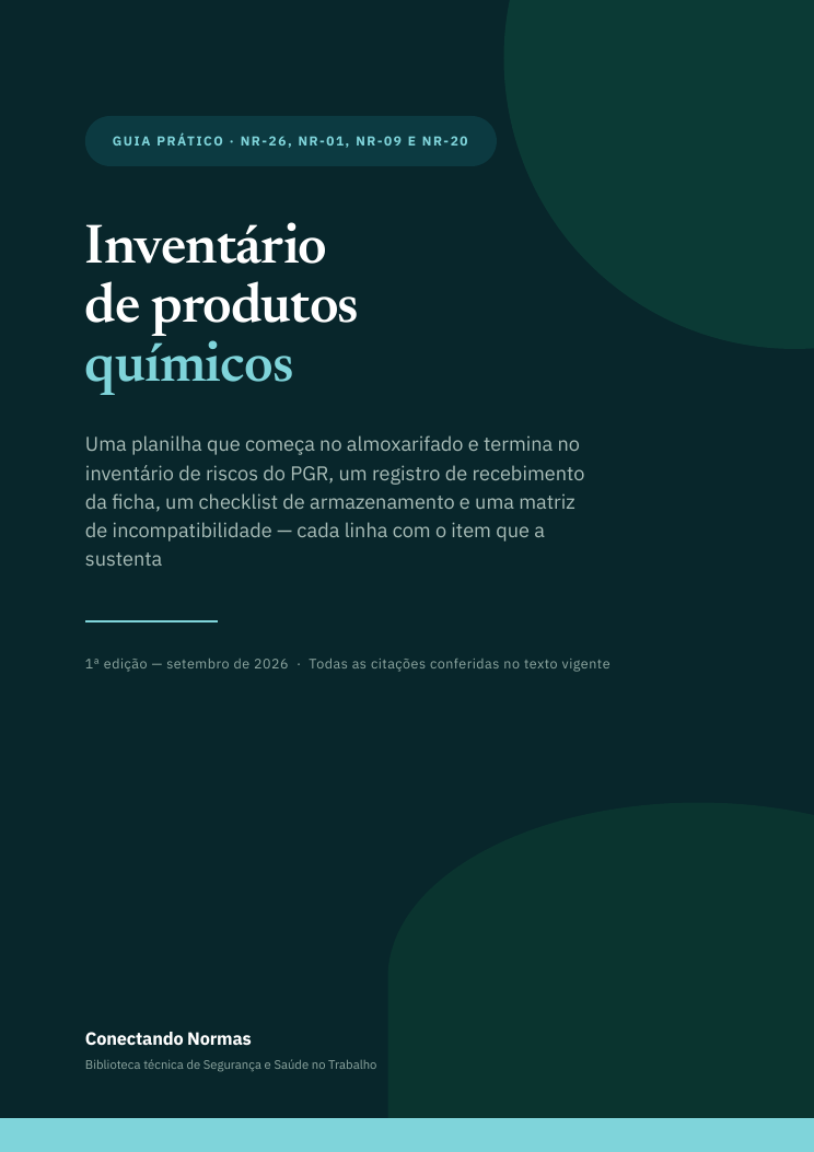 Capa do guia Inventário de produtos químicos