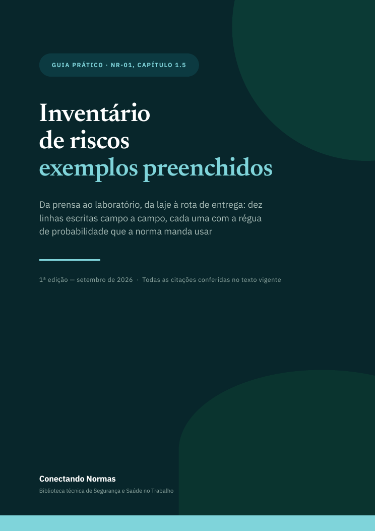 Capa do guia Inventário de riscos: exemplos preenchidos