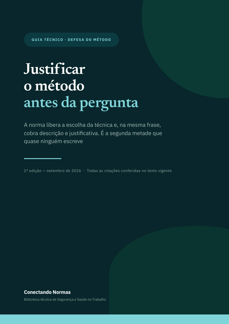 Capa do guia Justificar o método