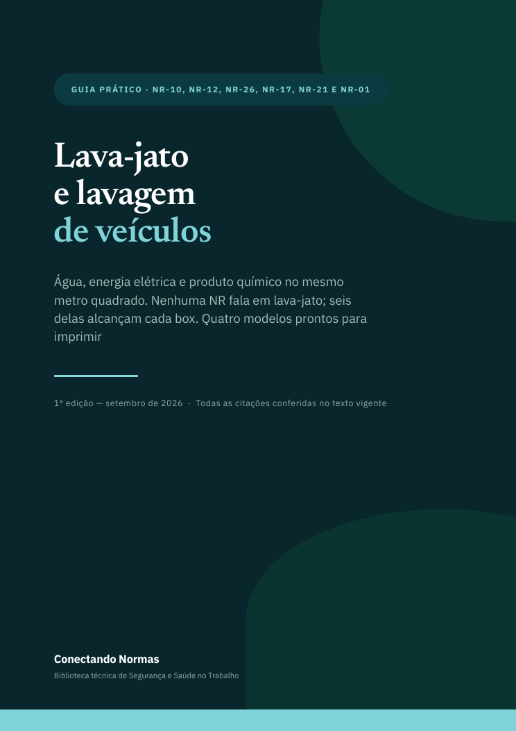 Capa do guia Lava-jato: checklists de SST