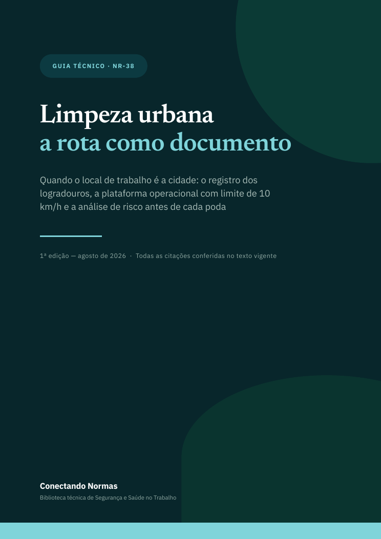Capa do guia Limpeza urbana: coleta, varrição e poda