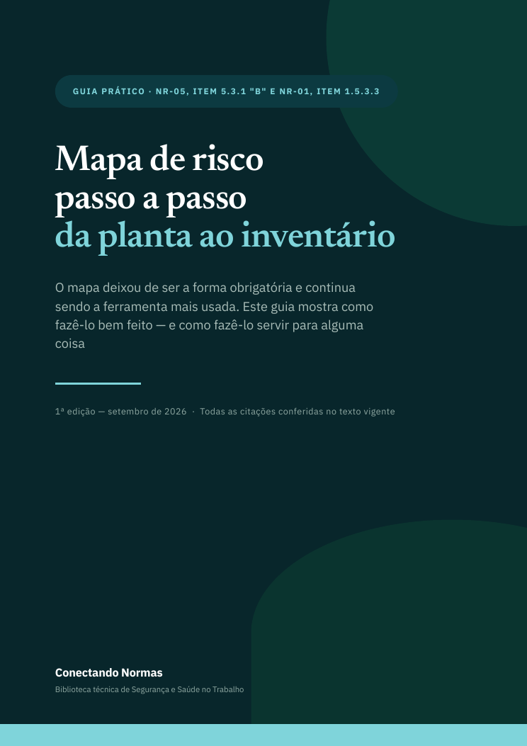 Capa do guia Mapa de risco, passo a passo
