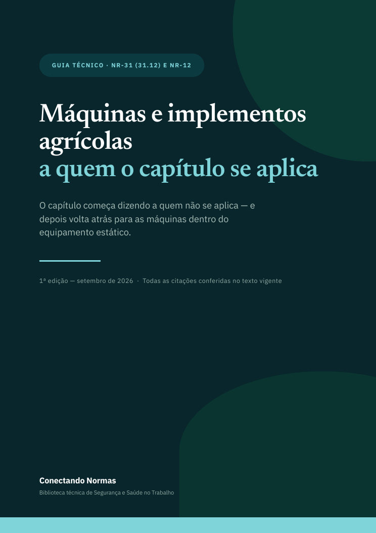 Capa do guia Máquinas e implementos agrícolas