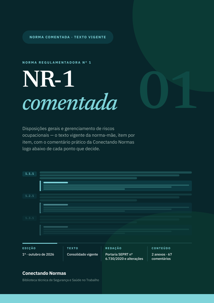 Capa da NR-1 comentada