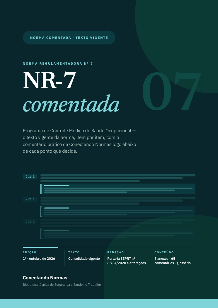 Capa da NR-7 comentada