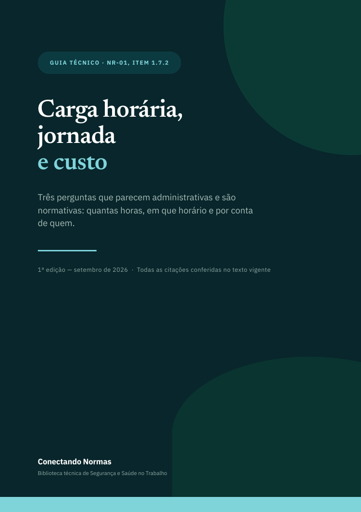Capa do guia Carga horária, jornada e custo