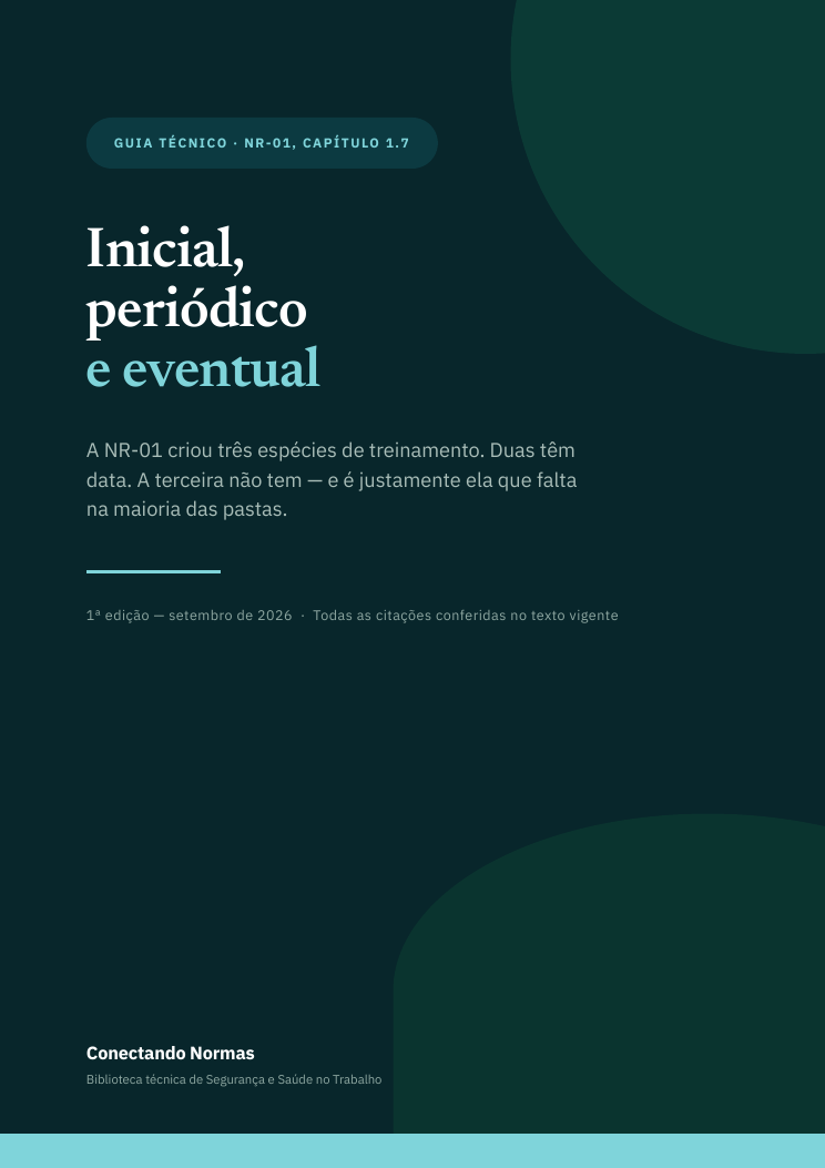 Capa do guia Inicial, periódico e eventual