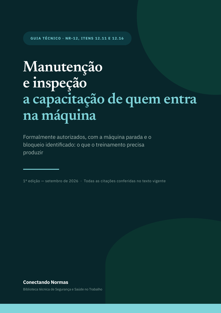 Capa do guia Capacitação para manutenção e inspeção