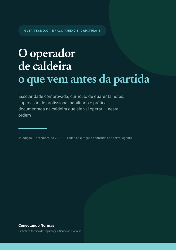 Capa do guia O operador de caldeira
