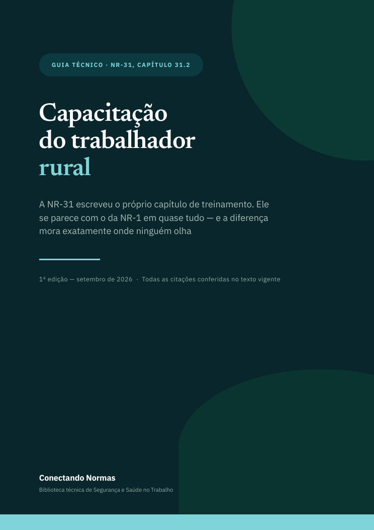 Capa do guia Capacitação do trabalhador rural