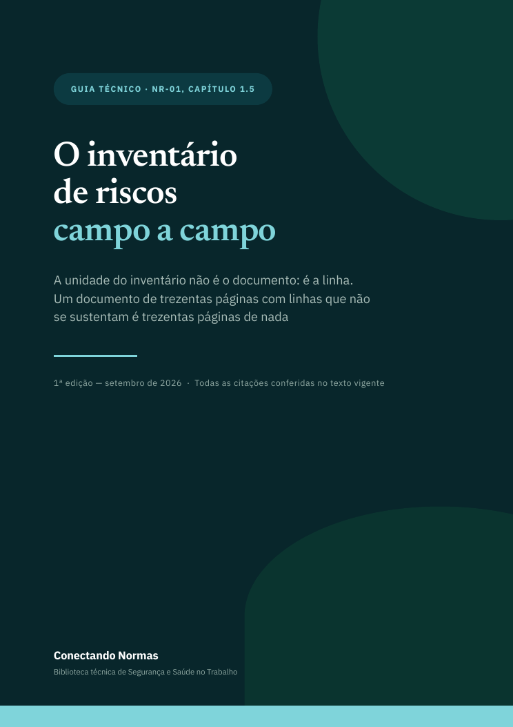 Capa do guia O inventário de riscos