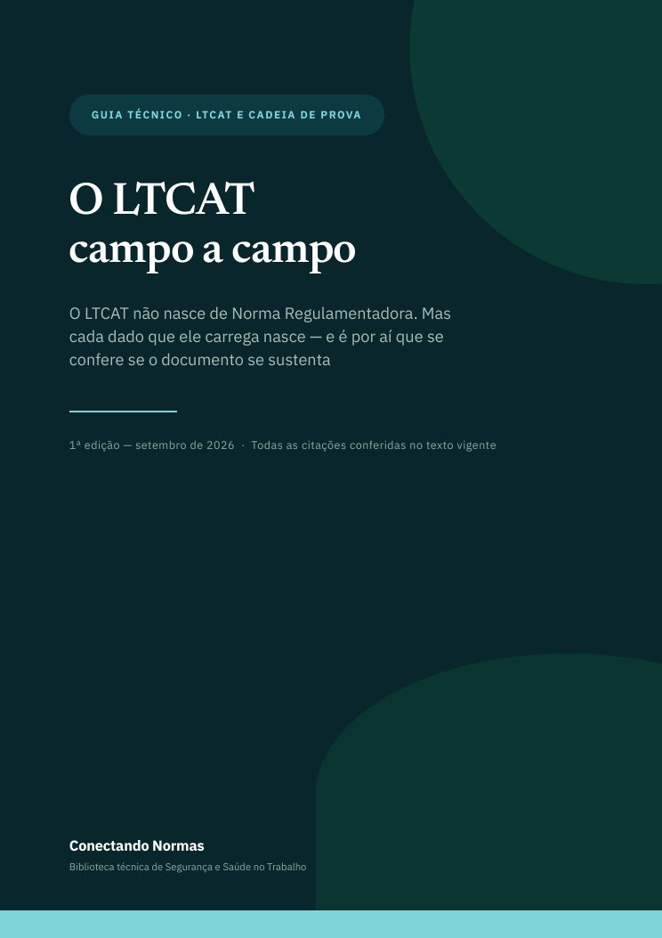 Capa do guia O LTCAT campo a campo