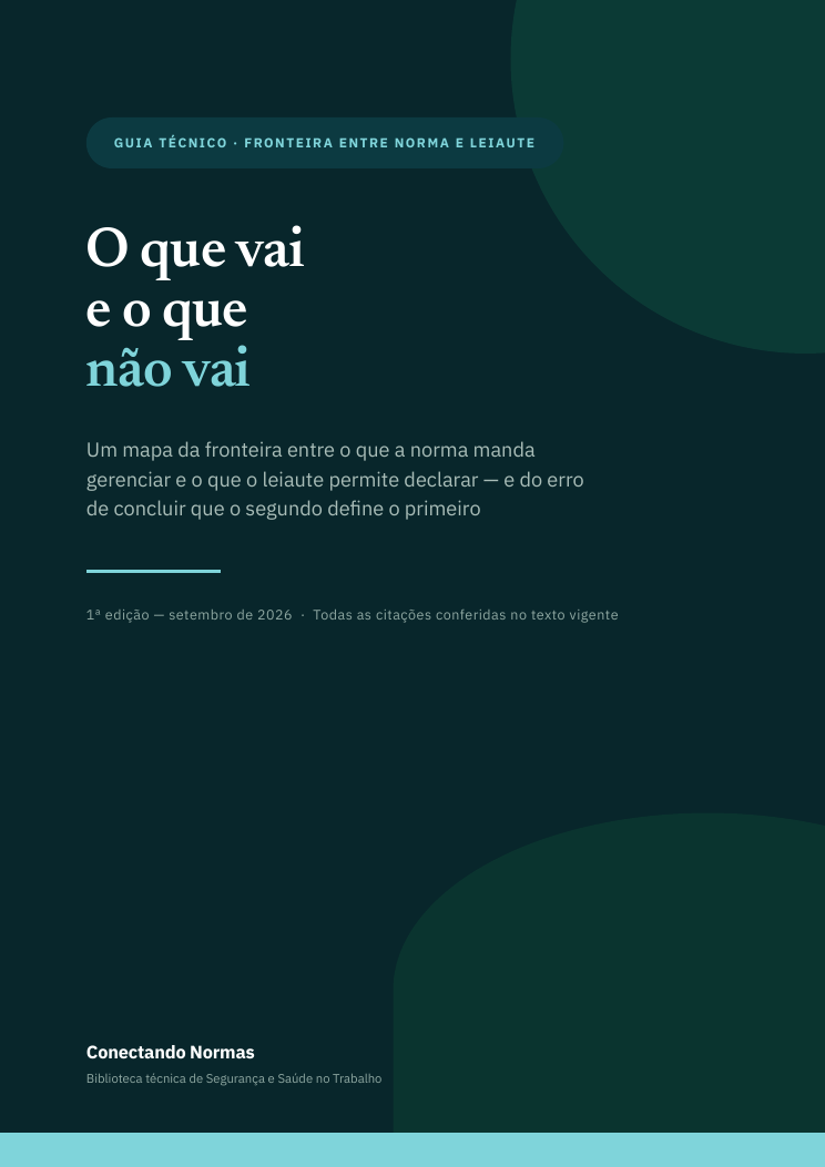 Capa do guia O que vai e o que não vai