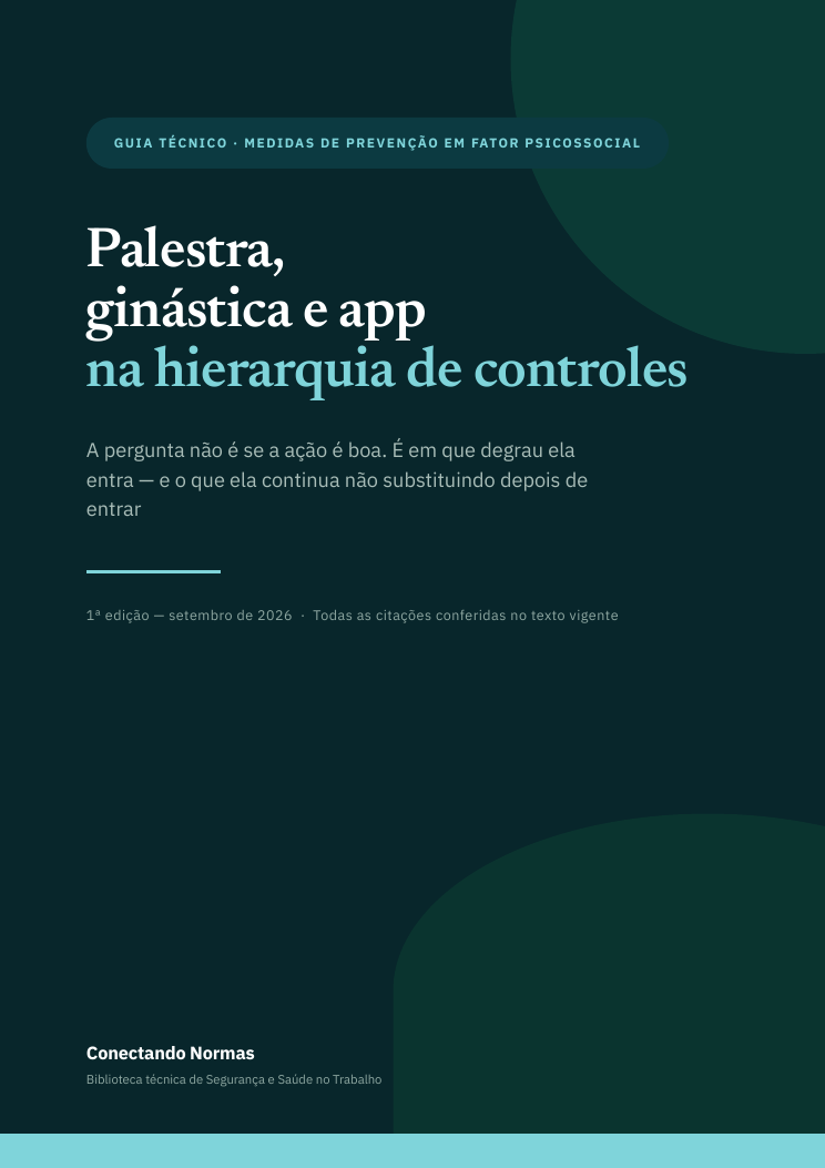 Capa do guia Palestra, ginástica e app