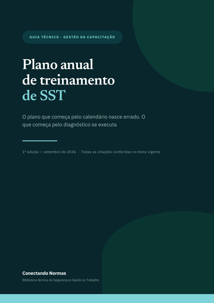 Capa do guia Plano anual de treinamento