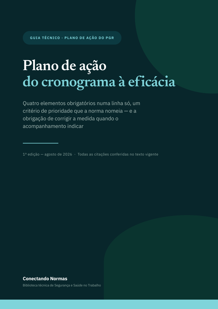 Capa do guia Plano de ação: cronograma, eficácia e risco residual