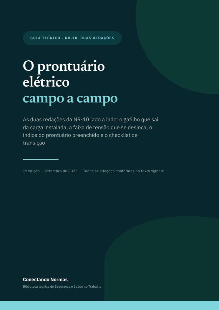 Capa do guia O prontuário elétrico, campo a campo
