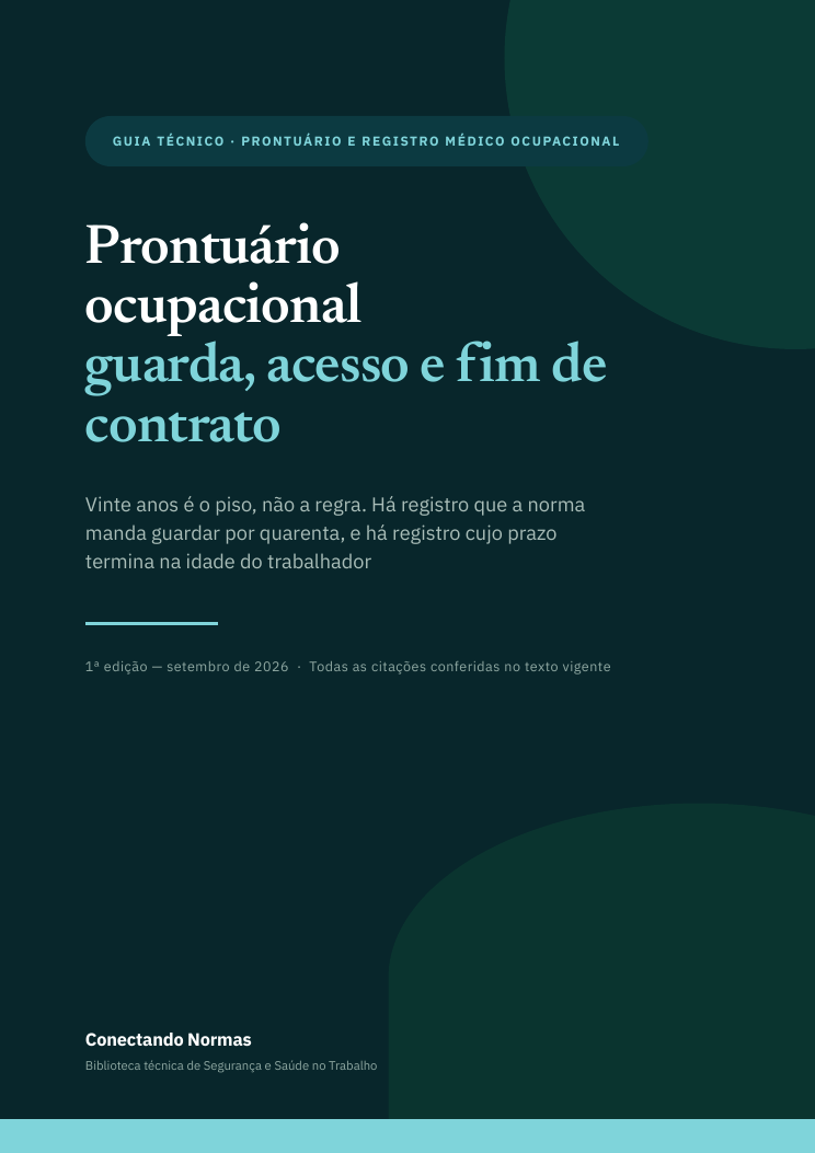 Capa do guia Prontuário ocupacional
