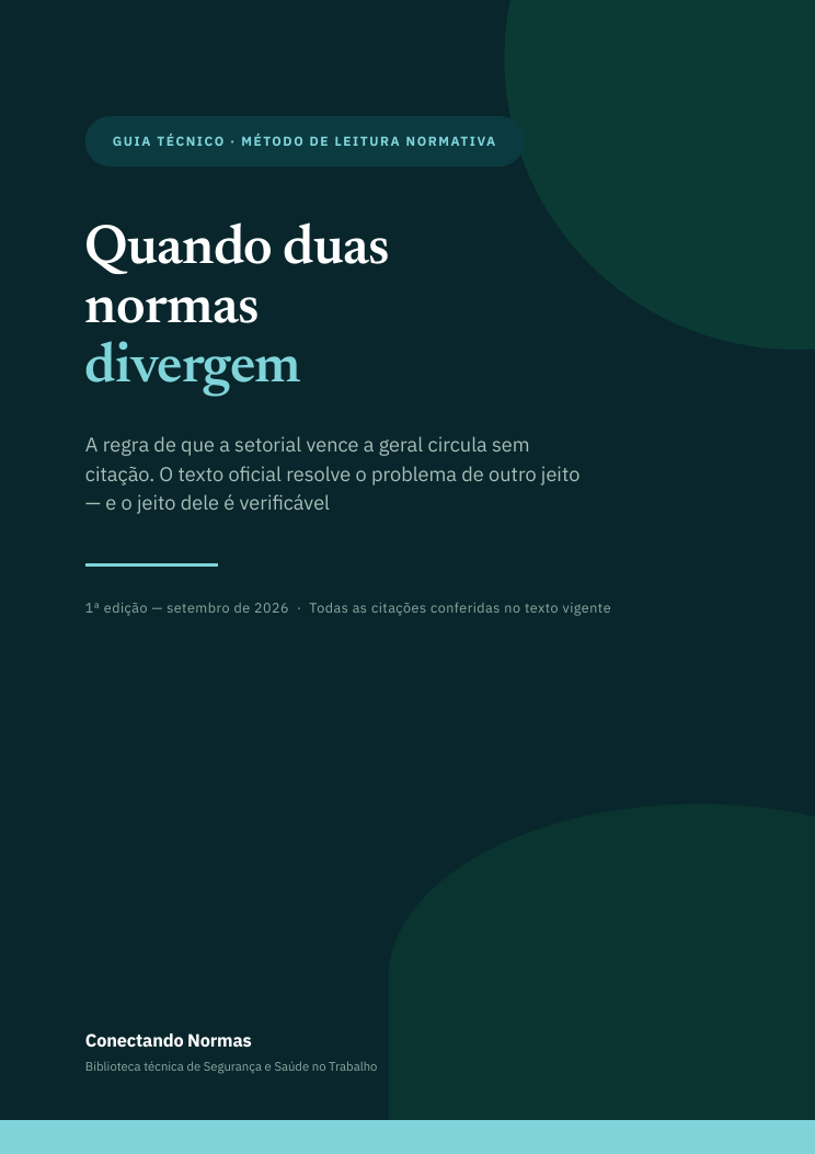 Capa do guia Quando duas normas divergem