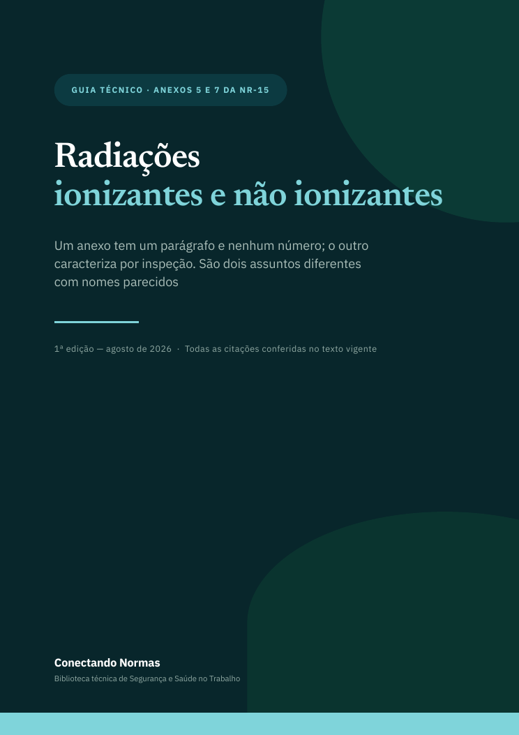 Capa do guia Radiações: ionizantes, não ionizantes e as remissões