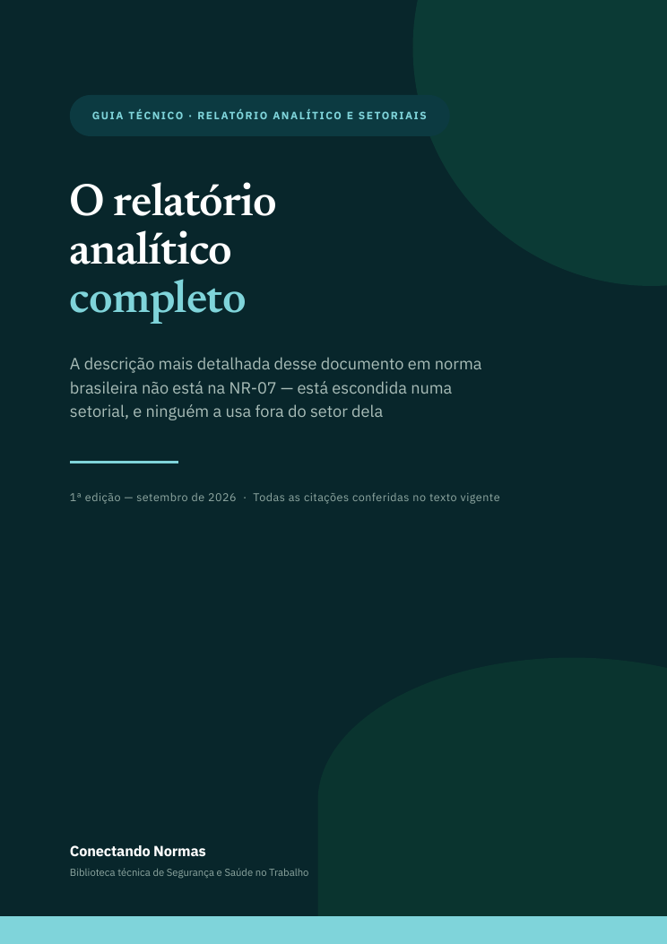 Capa do guia Relatório analítico completo