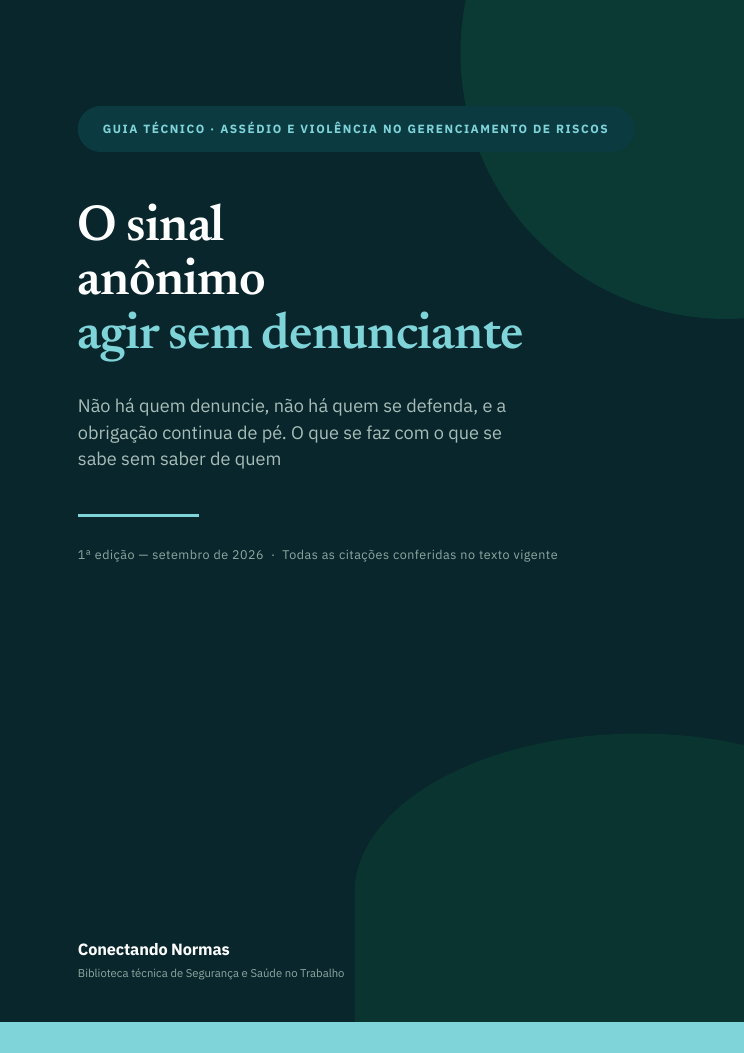 Capa do guia O sinal anônimo