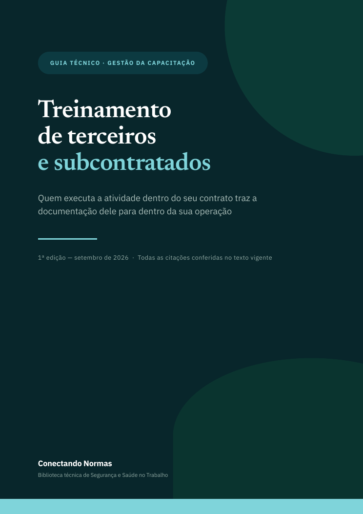 Capa do guia Treinamento de terceiros